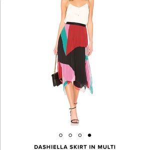 Joie multicolored Pleated Midi Skirt